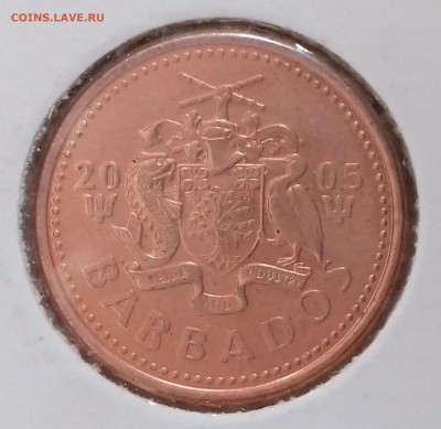 БАРБАДОС 1 цент 2005 Трезубец до 13 мар. 22-00 мск - БАРБАДОС 1 цент 2005 -29-20170111_143125