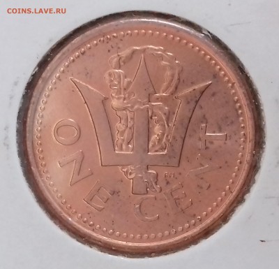 БАРБАДОС 1 цент 2005 Трезубец до 13 мар. 22-00 мск - БАРБАДОС 1 цент 2005 -29-20170111_143102