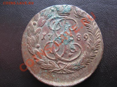 2 копейки Ек2 1789г ем - 2коп Ек2 002