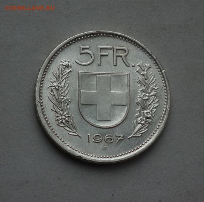5 франков 1967 Швейцария до 11.03 в 22-00 по МСК - DSCF3083.JPG