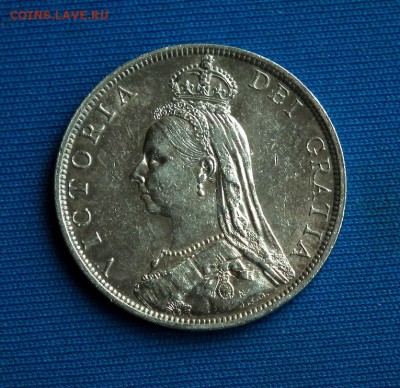 2 Шилинга (флорин) 1890 Англия до 13.03 в 22-00 по МСК - DSCF3140.JPG