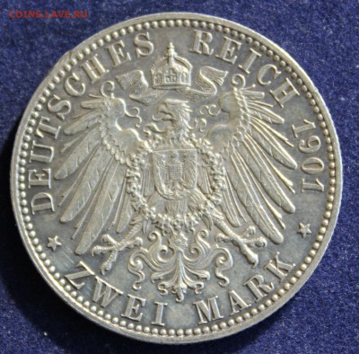 С 1 руб. ПРУССИЯ 2 марк  1901г. 200-лет ДИНАСТИИ до 16.03. - IMG_5022.JPG