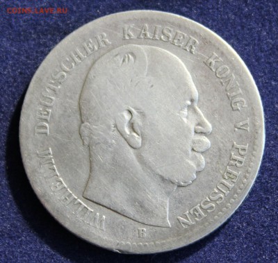 С 1 руб. ПРУССИЯ 2 марк  1876г. ВИЛЬГЕЛЬМ-I до 16.03. - IMG_4987.JPG