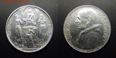 МОНЕТЫ МИРА 03-17 - Ватикан – 100 лир (1968) «ФАО»