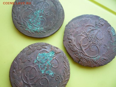 5 копеек 1769,87,88гг ем,до 14.03 - л2