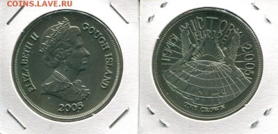 Британское Содружество. Елизавета II. - Gough 1Cr 2005 60V