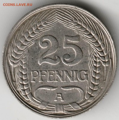 Германия 25 пфеннигов 1910 г. до 24.00  17.03.17 г. - Scan-170311-0006