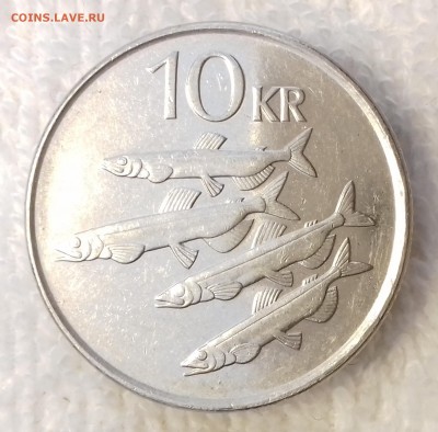 ИСЛАНДИЯ 10 крон 2004 Четыре мойвы aUNC до 17 мар. 22-00 мск - ИСЛАНДИЯ 10 крон 2004 -1051-20170227_133818