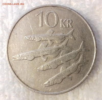 ИСЛАНДИЯ 10 крон 1984 Четыре мойвы до 17 мар. 22-00 мск - ИСЛАНДИЯ 10 крон 1984 -1054-20170227_133623
