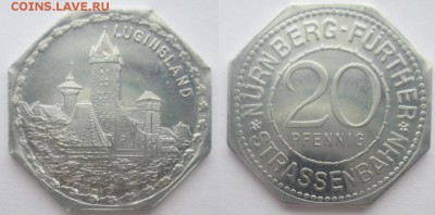 Транспортные нотгельды Нюрнберга-Фюрта. Краткий обзор. - Luginsland.JPG