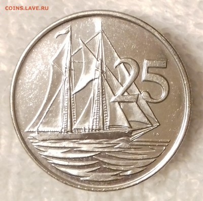 КАЙМАН, О-ВА 25 центов 2005 Шхуна aUNC до 17 мар. 22-00 мск - КАЙМАН, О-ВА 25 центов 2005-1061-20170311_191447