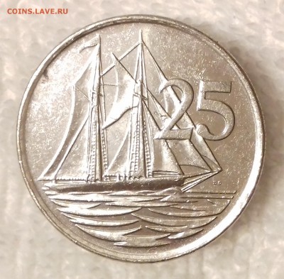 КАЙМАН, О-ВА 25 центов 1999 Шхуна до 17 мар. 22-00 мск - КАЙМАН, О-ВА 25 центов 1999-1063-20170311_191607