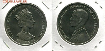 Британское Содружество. Елизавета II. - Falkland 50p 1985