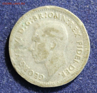 С 1 руб. АВСТРАЛИЯ 3 пенса 1950г. ГЕОРГ-VI  до 18.03 в 22-00 - IMG_5075.JPG
