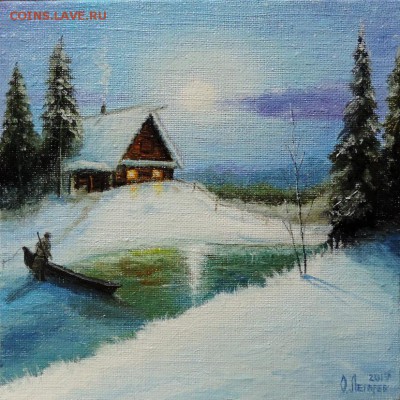 КАРТИНА   "У лесной Заимки" холст,масло. - DSCN4509