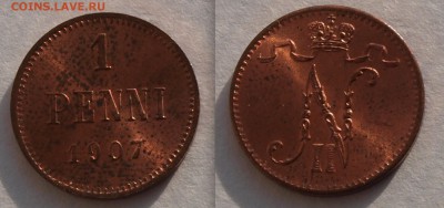 1 пенни 1907 г., UNC До 17.03.2017 22.00 по МСК - p1907