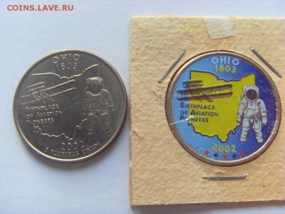 25 центов 2002 Огайо обычная и цветная- КОСМОС до 18.03.17г. - SDC14451.JPG
