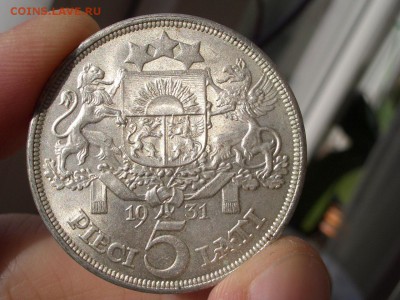 Латвия -5 лат 1931 г. - 18.03.2017-22.00 Мск. - 5 Ls Latvija.JPG