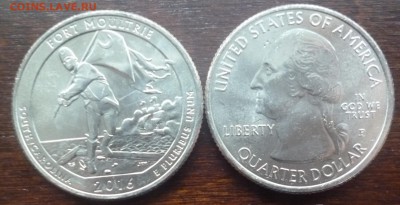 ДК США 25 ц Форт Маултри Парк №35 ФИКС 19.03 22.00 - P1280948.JPG