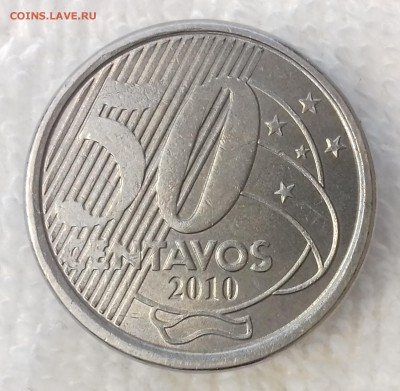 БРАЗИЛИЯ 50 сентаво 2010 Риу Бранку до 19 мар. 22-00 мск - БРАЗИЛИЯ 50 сентаво 2010-528-20170313_122838