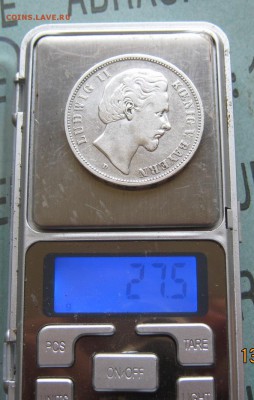 5 марок 1876г.Людвиг Бавария до 18.03.17. 22.00 мск - IMG_0005.JPG