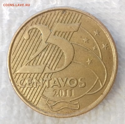 БРАЗИЛИЯ 25 сентаво 2011 Деодору до 19 мар. 22-00 мск - БРАЗИЛИЯ 25 сентаво 2011-555-20170313_151329
