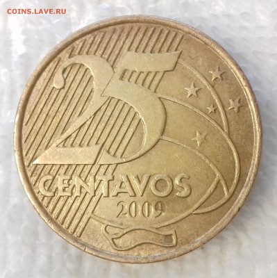 БРАЗИЛИЯ 25 сентаво 2009 Деодору до 19 мар. 22-00 мск - БРАЗИЛИЯ 25 сентаво 2009-561-20170313_151433