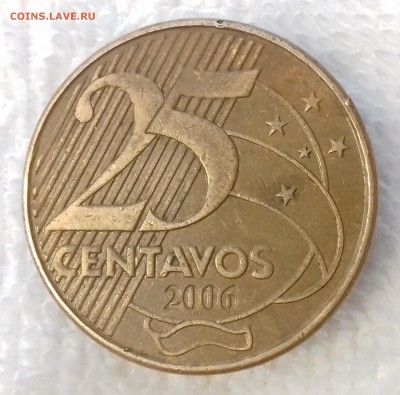 БРАЗИЛИЯ 25 сентаво 2006 Деодору до 19 мар. 22-00 мск - БРАЗИЛИЯ 25 сентаво 2006-571-20170313_151624