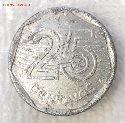 БРАЗИЛИЯ 25 сентаво 1995 Свобода до 19 мар. 22-00 мск - БРАЗИЛИЯ 25 сентаво 1995-587-20170313_151959