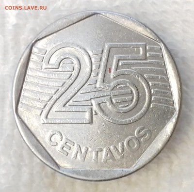 БРАЗИЛИЯ 25 сентаво 1994 Свобода до 19 мар. 22-00 мск - БРАЗИЛИЯ 25 сентаво 1994-589-20170313_152046