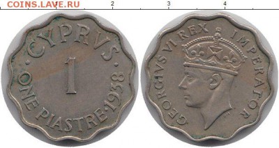 пиастр Кипра 1938 - 2
