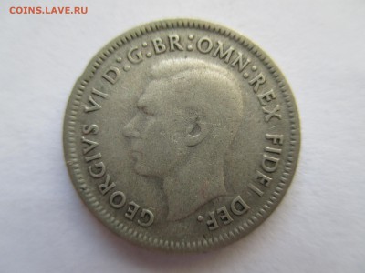 АВСТРАЛИЯ 6 пенсов 1950г. ГЕОРГ-VI - IMG_0372.JPG