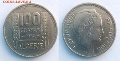 Алжир 100 франков 1950 KM# 93 до 19.03 - Алжир 100 франков 1950