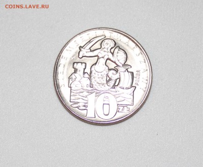 10 злотых  1965 года, 700  лет Варшаве, UNC - IMG_9257_cr