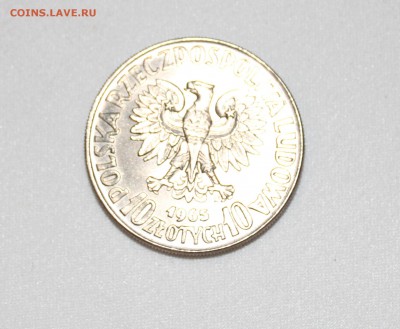 10 злотых 1965 года, 7 веков Варшаве, UNC - IMG_9255_cr
