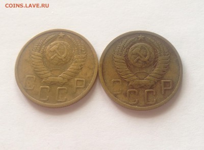 5 копеек 1949г.-2шт. до 20.03.17г. - 549-49-3