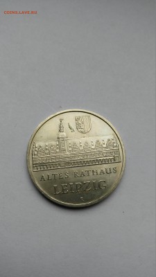 ГДР 5 марок 1984 г. Лейпциг. Старая ратуша до 17.03 - PHOTO_20170225_152057
