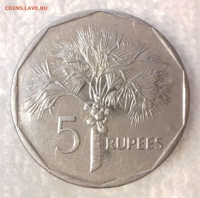 22-00 - СЕЙШЕЛЬСКИЕ О-ВА 5 рупий 2010-1564-20170314_155912