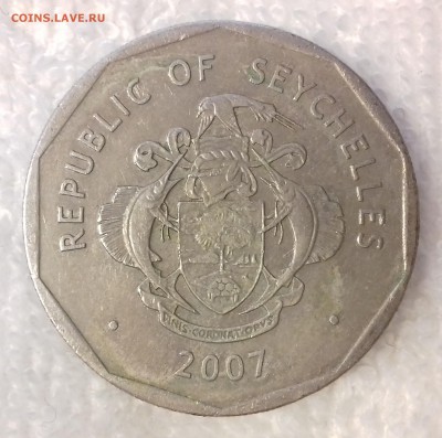 22-00 - СЕЙШЕЛЬСКИЕ О-ВА 5 рупий 2007-1566-20170314_155942