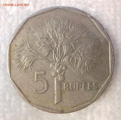 22-00 - СЕЙШЕЛЬСКИЕ О-ВА 5 рупий 2007-1566-20170314_160003
