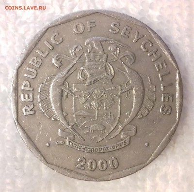 22-00 - СЕЙШЕЛЬСКИЕ О-ВА 5 рупий 2000-1567-20170314_160034