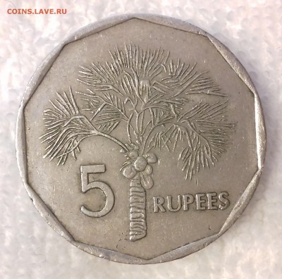 22-00 - СЕЙШЕЛЬСКИЕ О-ВА 5 рупий 2000-1567-20170314_160142