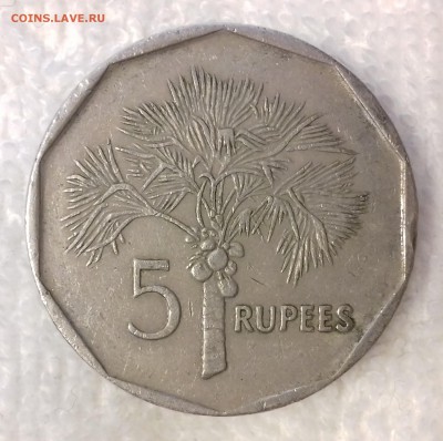 22-00 - СЕЙШЕЛЬСКИЕ О-ВА 5 рупий 1997-1568-20170314_160311