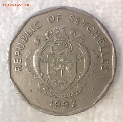 22-00 - СЕЙШЕЛЬСКИЕ О-ВА 5 рупий 1992-1570-20170314_160622