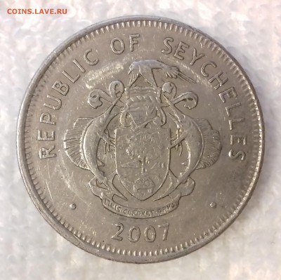 СЕЙШЕЛЬСКИЕ О-ВА 1 рупия 2007 Моллюск Тритон 20.03 22-00 мск - СЕЙШЕЛЬСКИЕ О-ВА 1 рупия 2007-1582-20170314_161025