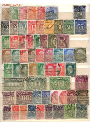 60 марок Германии 1911-1934гг без повторов до 17.03.17 - марки1
