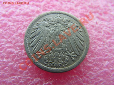 -Германия- 5 пфенниг 1914 А -- 4 февраля 22-00 - 5 пфенниг 1914 (1).JPG