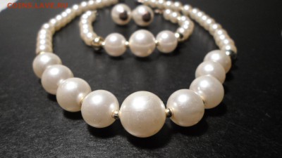Бусы, браслет, серьги жемчуг искусственный до 17.03 22.00мск - Бусы, браслет, серьги жемчуг иск-2.JPG