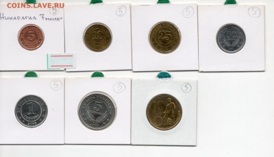 Набор Никарагуа 7 монет 1997-07 до 17.03.17 в 22.00 М - img201