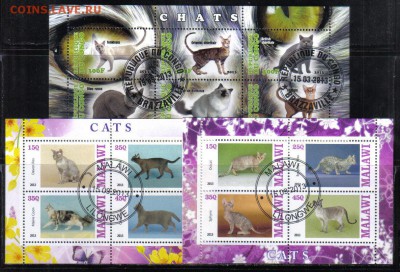 Марки мира мл Кошки 11 шт до 17.03 22.00мск - Марки мира мл Кошки 11 шт-2